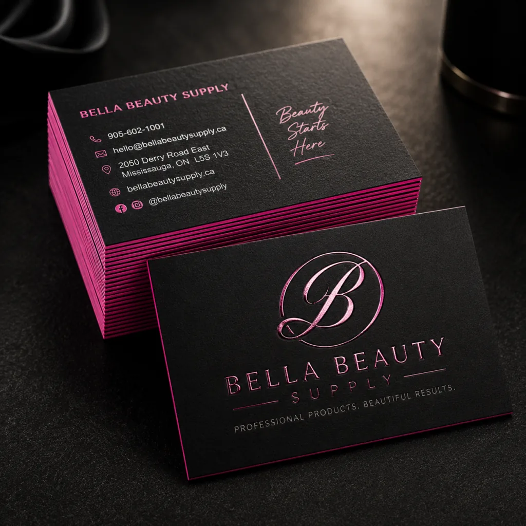 Beauty brand print design