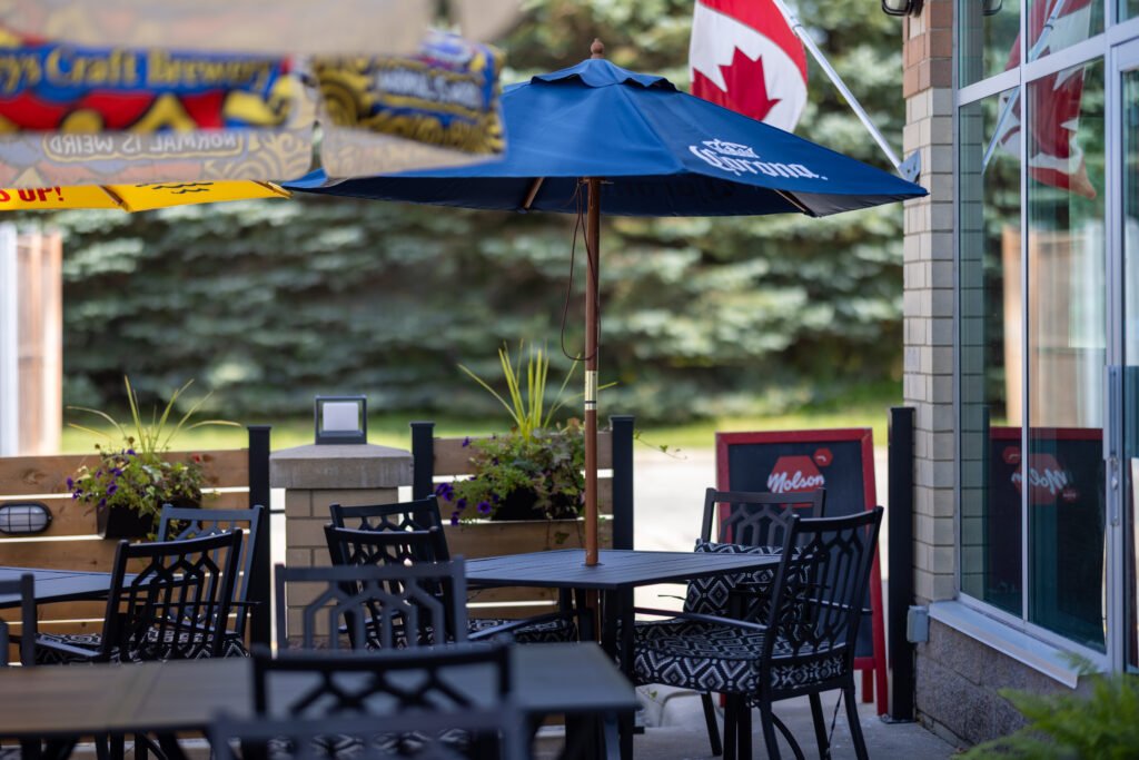 On-site patio photography for a hospitality business