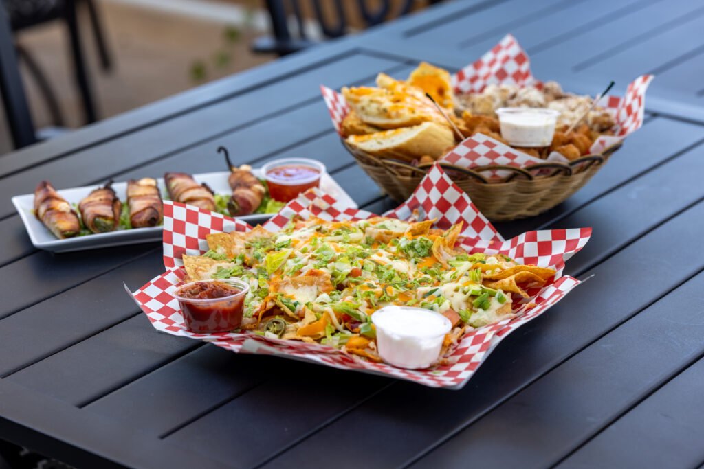Styled menu photography for a restaurant