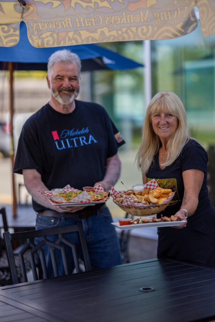Business owners photographed on location for commercial brand imagery